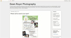 Desktop Screenshot of dawnroyerphotography.blogspot.com