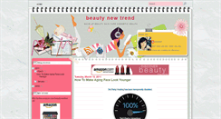 Desktop Screenshot of beautynewtrend.blogspot.com