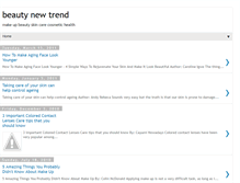 Tablet Screenshot of beautynewtrend.blogspot.com