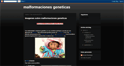 Desktop Screenshot of malforgenetics.blogspot.com