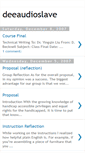 Mobile Screenshot of deeaudioslave.blogspot.com