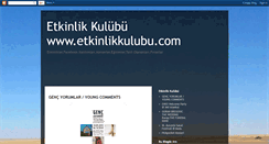 Desktop Screenshot of etkinlikkulubu.blogspot.com