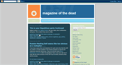 Desktop Screenshot of magazineofthedead.blogspot.com