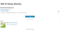 Tablet Screenshot of milkandhoneymommy.blogspot.com
