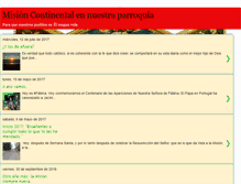 Tablet Screenshot of misioncontinentalennuestraparroquia.blogspot.com