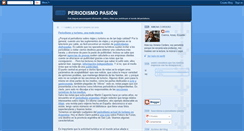 Desktop Screenshot of mundodelperiodismo.blogspot.com