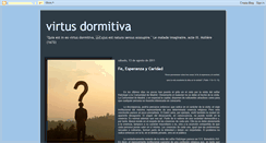 Desktop Screenshot of dormitivavirtus.blogspot.com