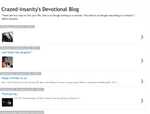 Tablet Screenshot of crazed-insanity.blogspot.com