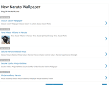 Tablet Screenshot of newnarutowallpaper.blogspot.com
