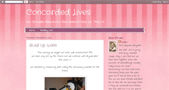 Desktop Screenshot of concordedlives.blogspot.com