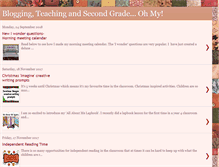 Tablet Screenshot of bloggingteachingandsecondgradeohmy.blogspot.com