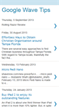 Mobile Screenshot of googlewavetips.blogspot.com