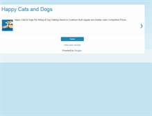 Tablet Screenshot of happycatsanddogs.blogspot.com