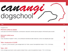 Tablet Screenshot of canangi-escuelacanina.blogspot.com