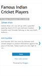 Mobile Screenshot of famouscricketplayers.blogspot.com