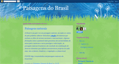 Desktop Screenshot of paisagensdobrasill.blogspot.com