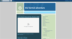 Desktop Screenshot of herrickadventure.blogspot.com