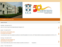 Tablet Screenshot of economiaplicadauca.blogspot.com