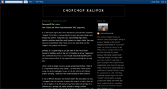Desktop Screenshot of chopchopkalipok.blogspot.com