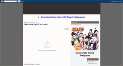 Desktop Screenshot of deathnote-anime-wallpaper.blogspot.com