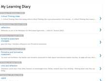 Tablet Screenshot of myarlearningdiary.blogspot.com