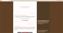 Desktop Screenshot of onesweettreat.blogspot.com