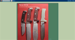 Desktop Screenshot of nexusknives.blogspot.com