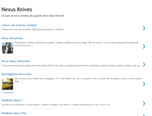 Tablet Screenshot of nexusknives.blogspot.com
