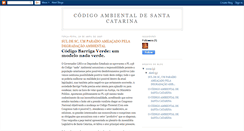 Desktop Screenshot of codigo-ambiental-santa-catarina.blogspot.com