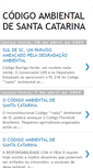 Mobile Screenshot of codigo-ambiental-santa-catarina.blogspot.com