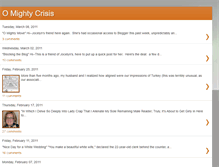 Tablet Screenshot of omightycrisis.blogspot.com