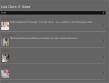 Tablet Screenshot of lesoursduzes.blogspot.com