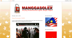 Desktop Screenshot of manggasolex.blogspot.com