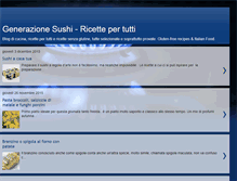 Tablet Screenshot of generazionesushi.blogspot.com