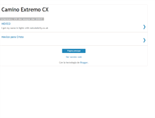 Tablet Screenshot of cxcaminoextremo.blogspot.com