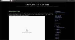 Desktop Screenshot of crowleyplex.blogspot.com