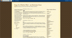 Desktop Screenshot of clutterdietlog.blogspot.com