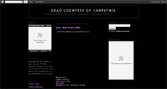 Desktop Screenshot of countess-lucretia.blogspot.com