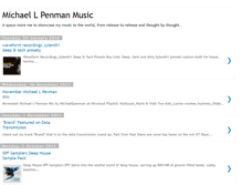 Tablet Screenshot of michaellpenmanmusic.blogspot.com