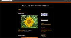 Desktop Screenshot of kristenannphotography.blogspot.com