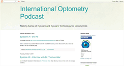 Desktop Screenshot of optometrypodcast.blogspot.com