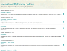 Tablet Screenshot of optometrypodcast.blogspot.com