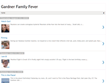 Tablet Screenshot of gardnerfamilyfever.blogspot.com