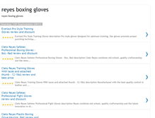 Tablet Screenshot of bestofreyesboxingglovess.blogspot.com