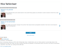 Tablet Screenshot of nicovarkevisser.blogspot.com