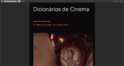 Desktop Screenshot of dicionariosdecinema.blogspot.com