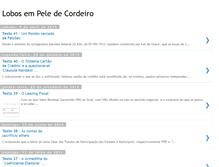 Tablet Screenshot of lobosempeledecordeiro.blogspot.com