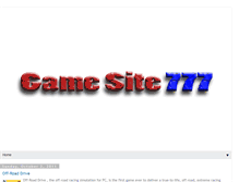 Tablet Screenshot of gamesite777.blogspot.com