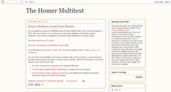 Desktop Screenshot of homermultitext.blogspot.com