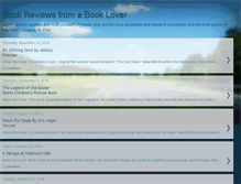 Tablet Screenshot of bookreviewsfromabooklover.blogspot.com